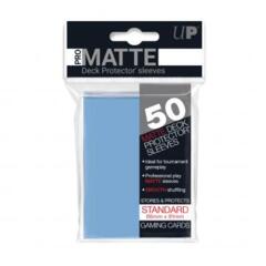 Ultra Pro - 50ct Pro-Matte Light Blue Standard Deck Protectors